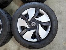 YS4338【送料無料175/65R15】ホンダ純正スチール フィット純正 2022年製 BS VRX2 冬タイヤ ■15×6J 100/4H ET約50■1円スタート_画像2