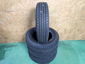 GM1833【送料無料155/80R14 88/86N】4本 トーヨータイヤ デルベックス935 2022年製 中古スタッドレスタイヤ プロボックス サクシード