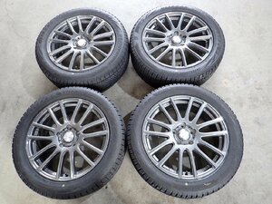 YS4407【送料無料225/50R18】アヴァンシア エリシオン C-HR 現行オデッセイ等 中古スタッドレスセット★18×7J 114.3/5H ET48★