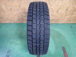 RK1742【送料無料205/60R16】1本 2022年製 ダンロップ ウィンターマックス 02 WM02 中古スタッドレス ミニバン等 《即決》