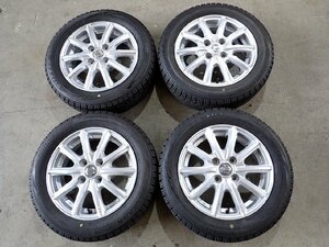 YS4577【送料無料155/65R14】ニッサン純正 デイズ サクラ モコ 中古スタッドレスセット ▼14×4.5J 100/4H ET46▼1円スタート