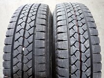 YS4734【送料無料195/80R15 107/105】200系ハイエース等 中古スタッドレスセット ブリヂストン VL-1★15×6J 139.7/6H ET33★_画像3