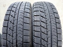 YS4746【送料無料155/65R13】ライフ EKワゴン ワゴンR MAX エッセ ラパン パレット等 中古スタッドレスセット★13×4J 100/4H ET43★_画像3