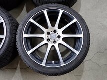 YS4719【送料無料225/40R18】PIAA ユーロテック CT プリウス 86 BRZ インプレッサ等 中古スタッドレスセット★18×7.5J 100/5H ET50★_画像2