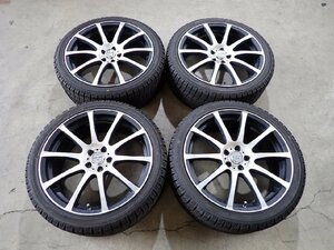 YS4719【送料無料225/40R18】PIAA ユーロテック CT プリウス 86 BRZ インプレッサ等 中古スタッドレスセット★18×7.5J 100/5H ET50★