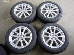 YS4941【送料無料195/60R16】C26 C27 セレナ等 中古スタッドレスセット TOYO GIZ ★16×6.5J 114.3/5H ET48★