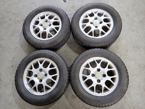 YS4794【送料無料155/70R13】ホンダ純正 バモスなどに TOYO 中古スタッドレスセット ●13×4J 100/4H ET40●