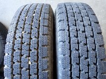 YS4990【送料無料145/80R12 80/78N】サンバー ハイゼット キャリー TOYO 中古スタッドレス ★12×4J 100/4H ET約45★1円スタート_画像3