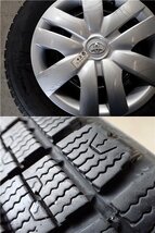 YS4303【送料無料165/70R14】トヨタ純正スチール パッソ ヴィッツ アクア 冬タイヤ ■14×5J 100/4H ET約40■1円スタート_画像10