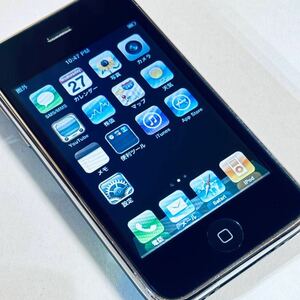 【動作美品】 iPhone3G 16GB ブラック 3g ソフトバンク Apple スマートフォン 日本 初代