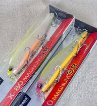 メガバス X-80 マグナム SR 2個セット 限定カラーあり 未開封品 GP SUNRISE BONE ＆ PM CHART BACK MEGABASS ハチマル MAGNAUM SP-C_画像2