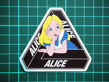 ACID アシッド ALICE アリス ホログラム ステッカー LSD 420 ボング カンナビス マリファナ ガンジャ 大麻 high times ハイタイムズ c254_画像2