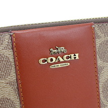 【新品・未使用】コーチ COACH ２つ折り長財布 小銭入付き 73739 B4NQ4 ブラウン系 レディース_画像2