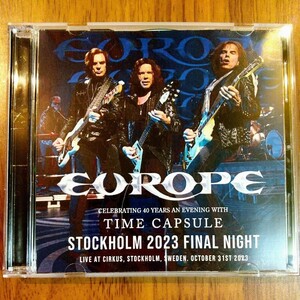 EUROPE 「STOCKHOLM 2023 FINAL NIGHT」 ヨーロッパ CD