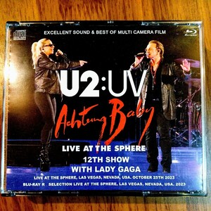 U2 「THE SPHERE 2023 12TH SHOW」 ユーツー ボノ CD レディ・ガガ LADYGAGA
