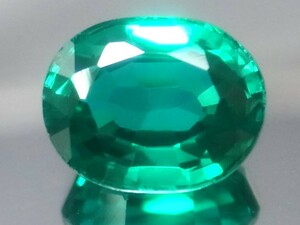 8.40ct 新品大粒・グリーンブルーパライバカラー 合成人造宝石ヤグセラミック ・ＹＡＧ （イットリウム・アルミニウム・ガーネット）