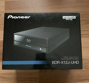 外付けBDドライブ ブラック BDR-X12J-UHD Pioneer パイオニア Windows11対応 UHDBD再生対応 USB3.1接続
