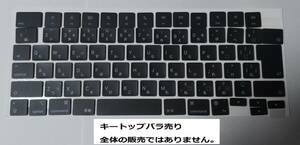 Macbook Pro Air A2442 A2485 A2779 A2780 A2681 キーボード キートップ キーキャップ ボタンバラ売り 修理パーツ 送料無料 