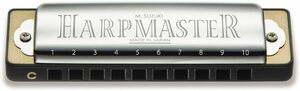  silver C style SUZUKI Suzuki 10 hole harmonica HARP MASTER MR-200 C style 