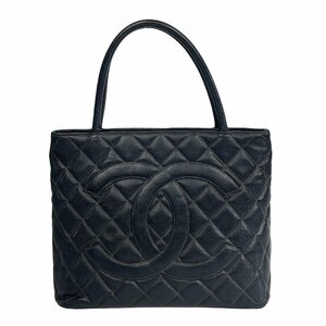 【1円～】シャネル CHANEL バッグ ハンドバッグ トートバッグ マトラッセ キャビアスキン ココマーク ブラック 中古