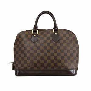 【1円～】ルイヴィトン Louis Vuitton バッグ ハンドバッグ ダミエ アルマMM N53151 FL0015 ブラウン レザー 中古