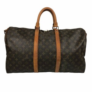 【1円～】ルイヴィトン Louis Vuitton バッグ キーポル・バンドリエール50 ボストンバッグ M41416 VI8903 レザー モノグラム 中古　