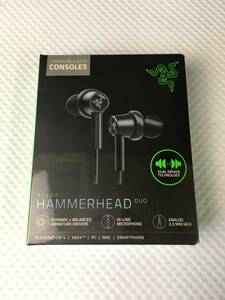 scO189* 送料無料 未開封 Razer HAMMERHEAD DUO ゲーミングイヤホン RZ12-03030200-R3M1