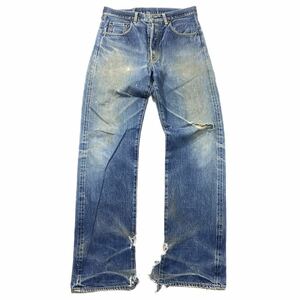 ◆W33/LEVIS/(リーバイス)503B-XX/復刻/90年代/デニムパンツ/ジーンズ/インディゴ/セルビッチ/裏リベット/ビッグE/ストレート/ダメージ