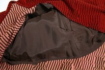 HIROKO KOSHINO ヒロココシノ 綺麗め スカート ボトムス 暖かみのある生地 フレア イトキン 総柄 11 暗赤 レッド レディース [792469]_画像6