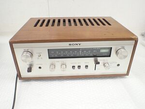 ☆D813-120　SONY ソニー FM-AM ステレオ レシーバー STR-6500 音響 オーディオ レトロ ウッドケース　中古現状品
