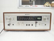 ☆D813-120　SONY ソニー FM-AM ステレオ レシーバー STR-6500 音響 オーディオ レトロ ウッドケース　中古現状品_画像4