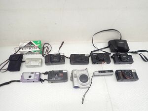 ☆D669-80　43　フィルムカメラまとめ　YASHICA 35 MF コンパクトカメラ、コニカ　KONICA C35 AF、FUJIFILM　フィルムカメラ　DL-60 DATE