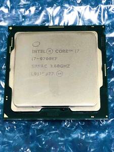Intel Core i7-9700KF 3.6GHz 第9世代 中古品 LGA1151 i7 9700KF CoffeeLake TB4.9GHz 8C/8T12M