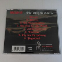 MENHIR　Germany　シンフォニック・ヴァイキング・ヘヴィメタル　Symphonic Viking Black Heavy Metal　輸入盤CD_画像6