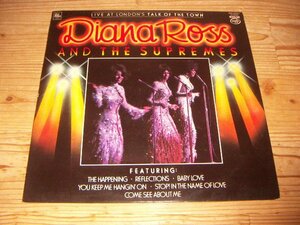 LP：DIANA ROSS & THE SUPREMES LIVE AT LONDON'S TALK OF THE TOWN ダイアナ・ロスとシュープリームス ライヴ：UK盤