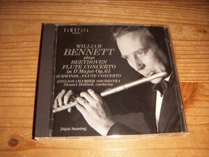 CD：ベートーヴェン フルート協奏曲 ベネット