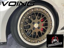 シルビア S15 NA オーテック バージョン (6MT) に適合 VOING クロスカウンター スリット＆ディンプルブレーキローター_画像4