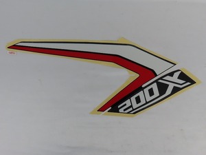 HONDA純正 CB200X 左　フューエルタンクカバーステッカー #86642-K1P-D00ZA