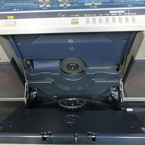 送料込! シャープ SHARP 両面演奏 ポータブル ステレオ レコード ラジカセ VZ-V2 現状品 ラジオ カセット オートディスク 2の画像5