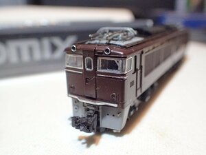 美品 TOMIX 92904 国鉄 EF63形(茶色セット)M車 1両 フライホイール搭載 電球色ライト テールランプ点灯 Nゲージ 電気機関車