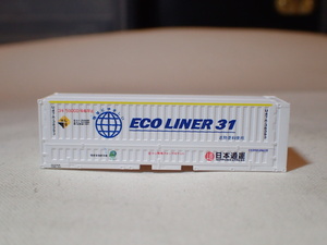 美品 TOMIX 3149 日本通運 ECO LINER31 U47A-38000形ウイングコンテナ 白色塗装 1個 エコレールマーク付 Nゲージ 貨物列車