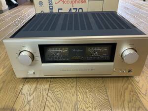 Accuphase アキュフェーズ E-470 プリメインアンプ 禁煙 ペット無