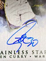 ★Stephen Curry★15枚限定！最高級版 直書きサイン★2018-19 Panini Impeccable Stainless Stars Autograph / ステフィン・カリー_画像2