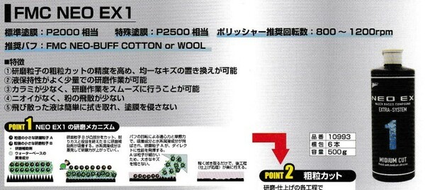 石原ケミカル　コンパウンド　FMC　Neo　EX1　500ｇ　宅急便コンパクト用