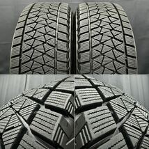 8.5～9分山美品★ブリヂストン DM-V2 225/65R17&日産 T32エクストレイル純正アルミ 4本 №231227-S1 検17インチホイールスタッドレスセット_画像2