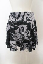 NieR Clothing / NieR Mini SKIRT【Monochrome ROSE】スカート ブラック O-23-10-28-036-PU-SK-OW-ZS_画像2