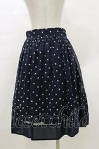 Jane Marple / Sprinkled flowers wrapped skirt Free ネイビー H-23-12-06-038-JM-SK-NS-ZT011_画像2