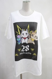 NieR Clothing / プリント半袖CUTSEW 白 H-23-12-06-1024-PU-TO-KB-ZT008