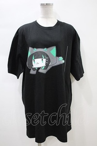 NieR Clothing / 飛び出しゆるシエルCUTSEW XL 黒 H-23-12-03-1053-PU-TO-KB-ZT239