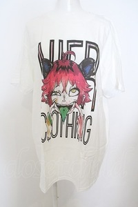 NieR Clothing / 擬人化Tシャツ XL ホワイト O-23-11-27-097-PU-TS-IG-ZT338